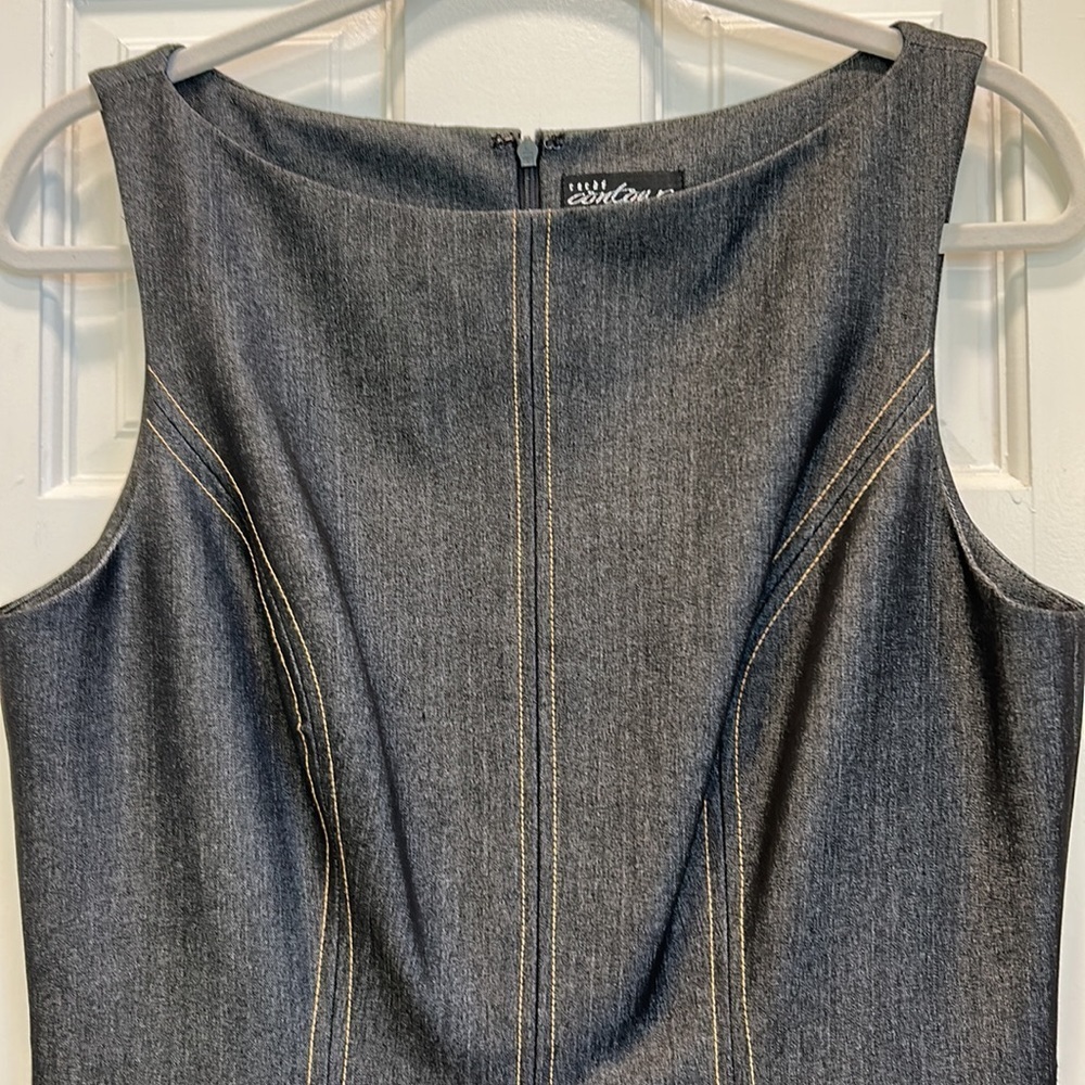 Cache Contour Collection Midi Sleeveless Dress Lo… - image 3